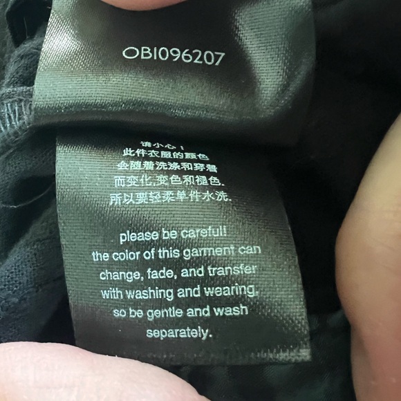 Anthropologie essential slim black pants with a textured plaid pattern size 6 - Picture 6 of 14